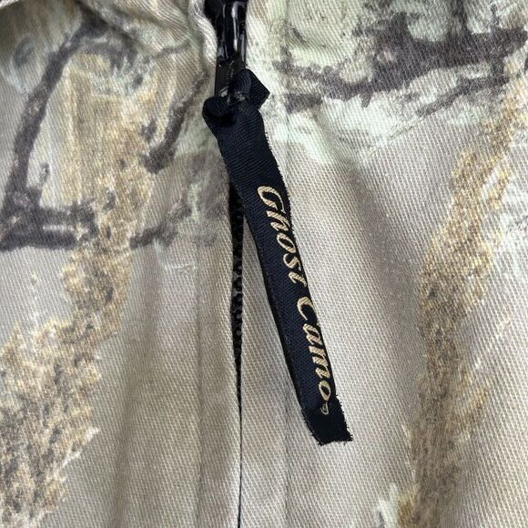 Ghost Camo Prairie Field Camo Bomber Jacket Insulated XXL Hunting Outdoor Zip - Picture 5 of 7